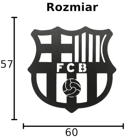 FC Barcelona Logo DEKORACJA ŚCIENNA obraz na ścianę